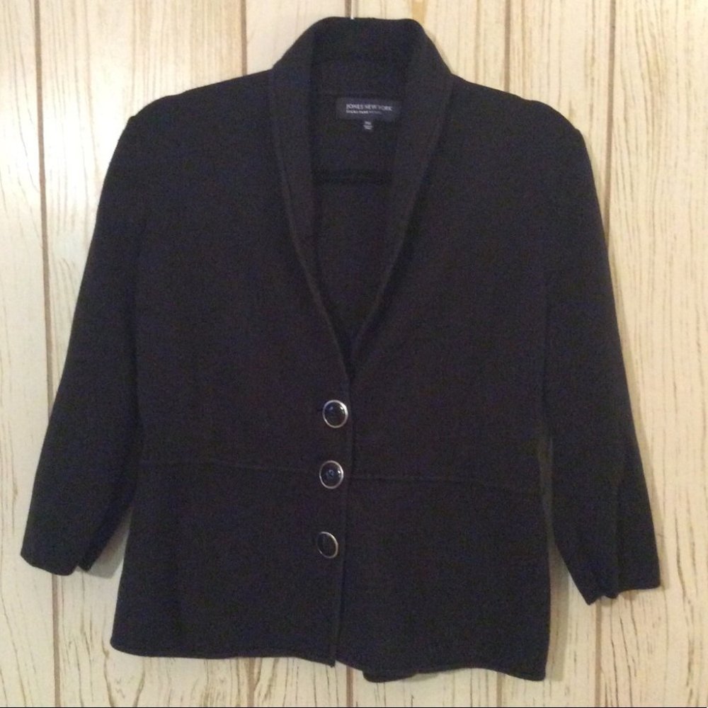 🤑 Jones New Year Women’s PM Black Sweater Jacket